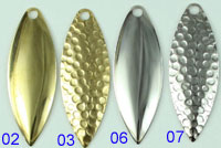 Willow Leaf Blades Size Chart
