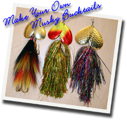 Magnum Flashabou ::: Make Your Own Musky Tinsel Spinners & Salmon