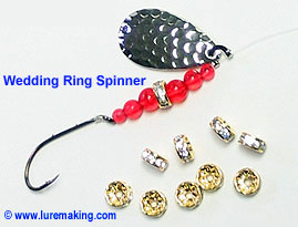 Glamour Wedding ring fishing lure components for Wedding Day