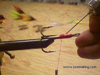 Tying Your Own Bucktail Treble Hook for Large Bucktail Spinners