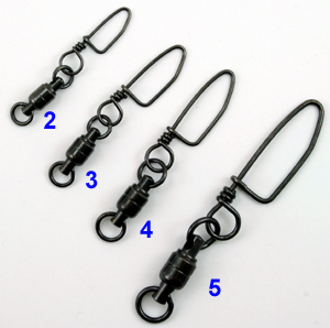 Details about   100Pc High Strength Rolling Fishing Ball Bearing Coastlock Snap Fishhook Swivels 